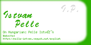 istvan pelle business card